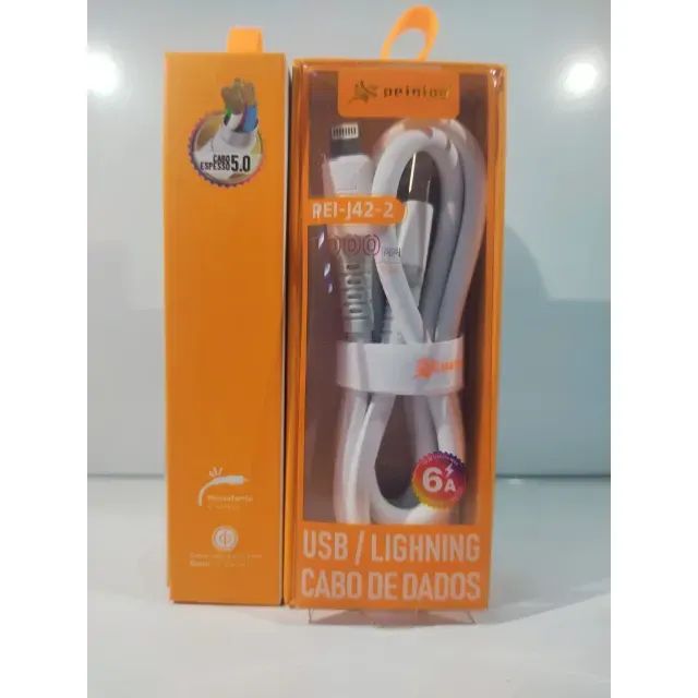 Cabo com carregamento Turbo Usb-C para Lightning - Foto 2