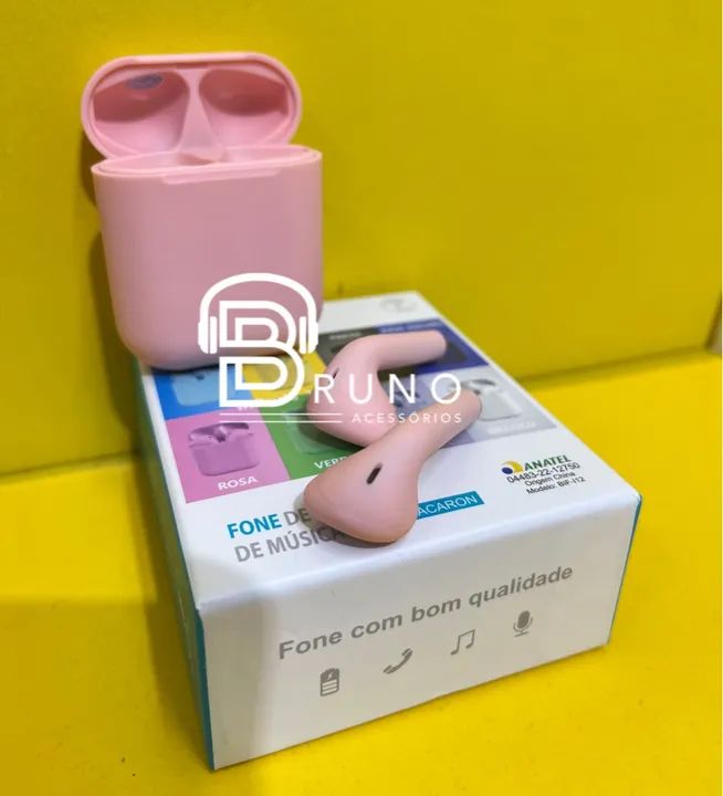 Fone Bluetooth sem fio i12 442876796370964482