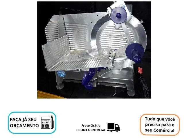 Cortador de Frios Gural 30 CM Inox Semi Automatico