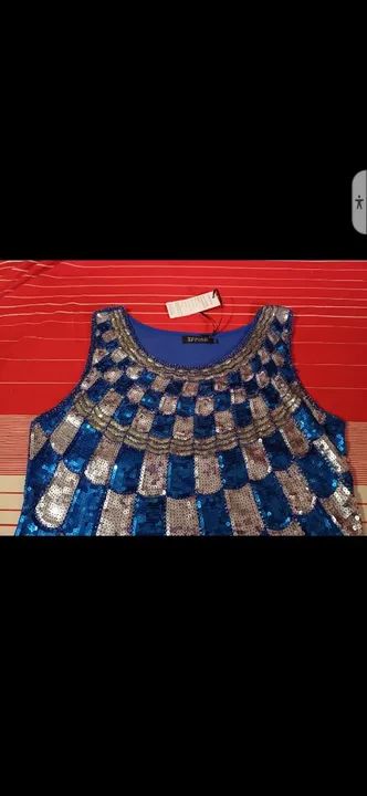 Blusa de Sequins Azul e Prata - Foto 4
