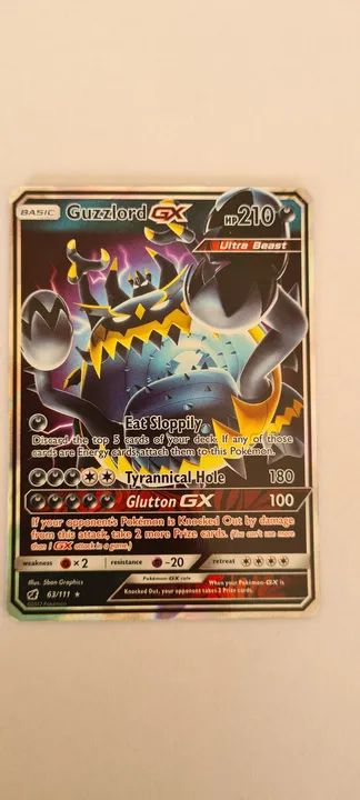 pokemon card guzzlord gx Naganadel & Guzzlord GX (Alternate Full Art)
