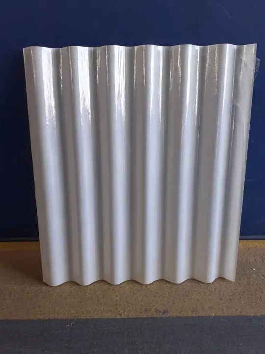 Telha em Fibra De Vidro Ondulada Leitosa Várias Medidas à Partir de  - Foto 2