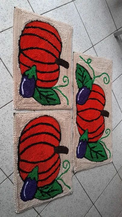 Conjunto de Tapetes Decorativos em fru-fru personalizados  - Foto 6