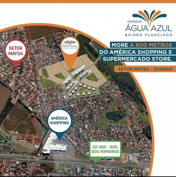 Lote à venda no Residencial Água Azul codigo: 79475
