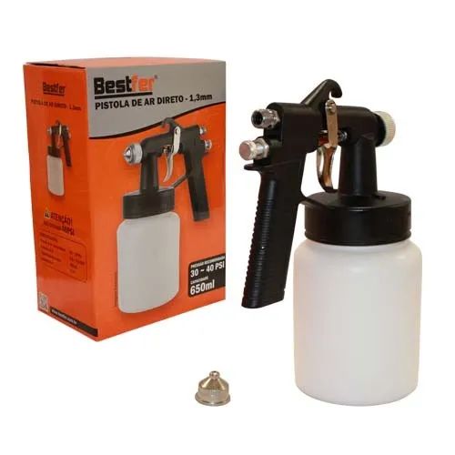 Pistola de pintura de ar direto 1,3mm ( Bestfer )