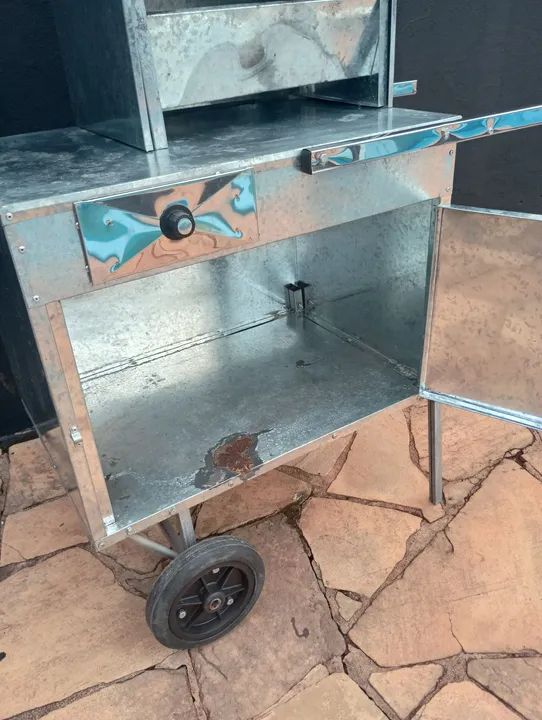 Carrinho de espetinho seminovo. - Foto 5