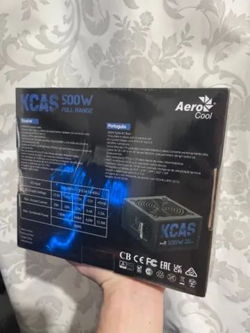 Fonte Aerocool KCAS, 500W - Nova - Foto 2