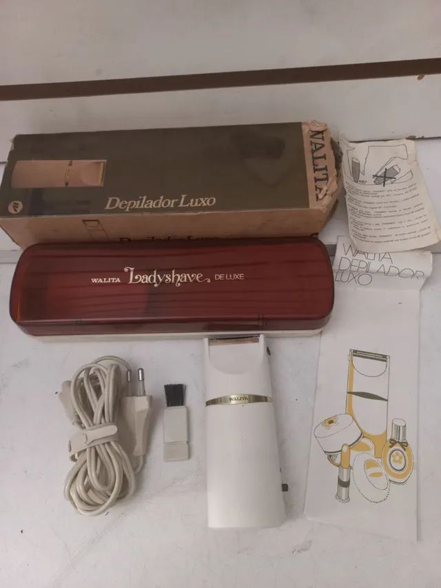 Depilador luxo antigo walita 