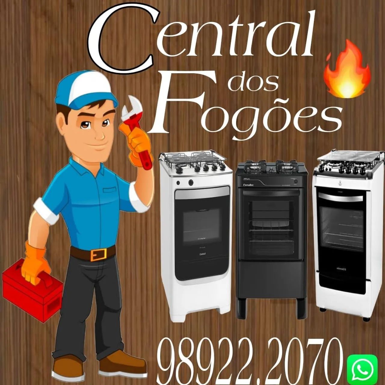 Central Fogões Conserto de Fogões