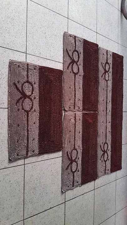 Conjunto de Tapetes Decorativos em fru-fru personalizados  - Foto 5