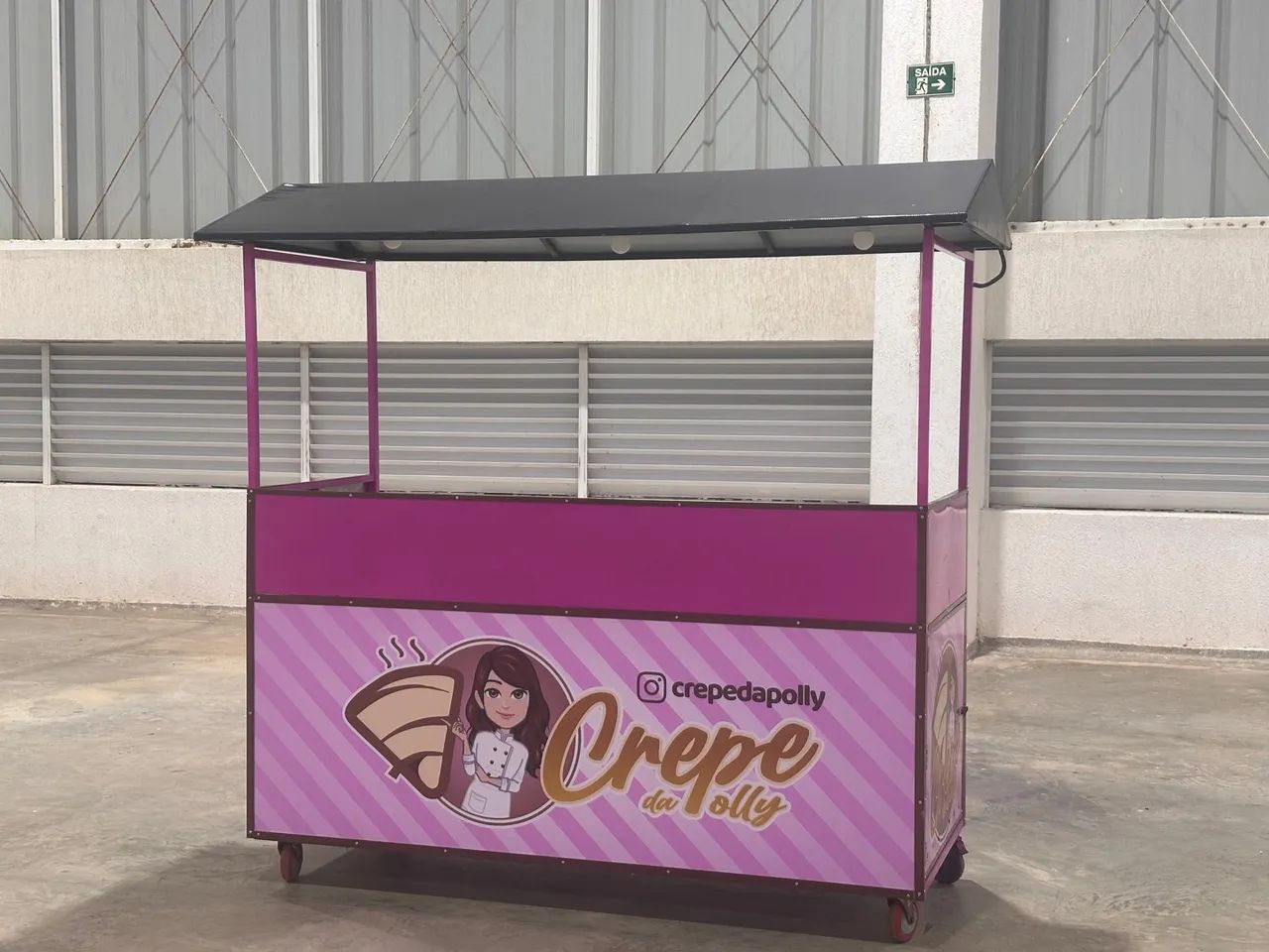 Carrinho de Crepe adaptável 