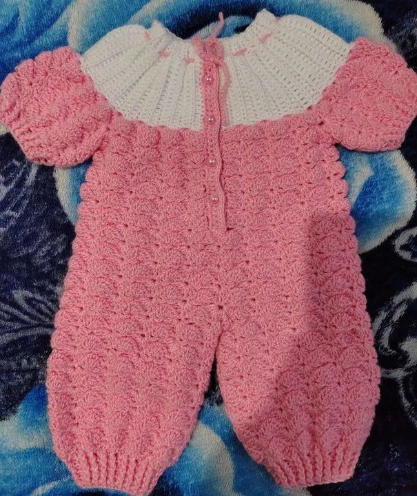 Macacão crochê para bebê 