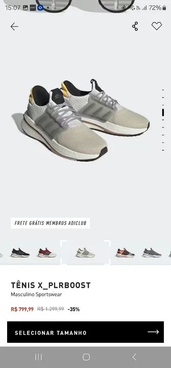 Tênis ADIDAS X_PRL BOOST - Novo - Foto 2