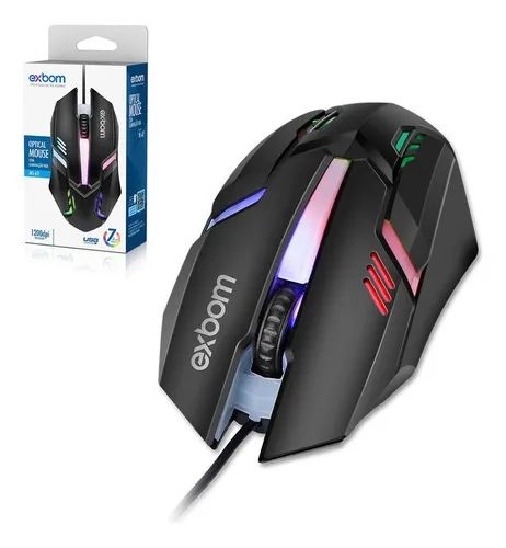 Colorful Illuminated USB Gaming Mouse for Desktop PC with RGB Lighting wpp:43. *