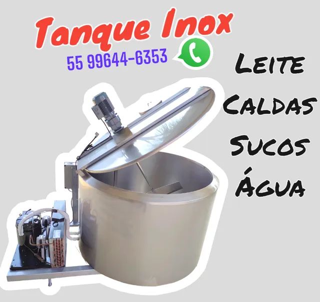 Tanque Resfriador de Leite 300 Litros- Pronto para Uso Caldas Sucos Água 220v - Foto 5