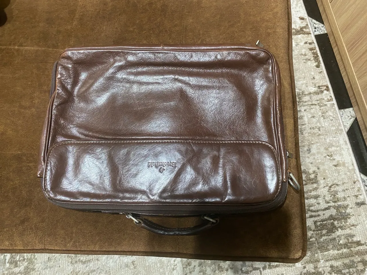 Bolsa/mala couro Brooksfield