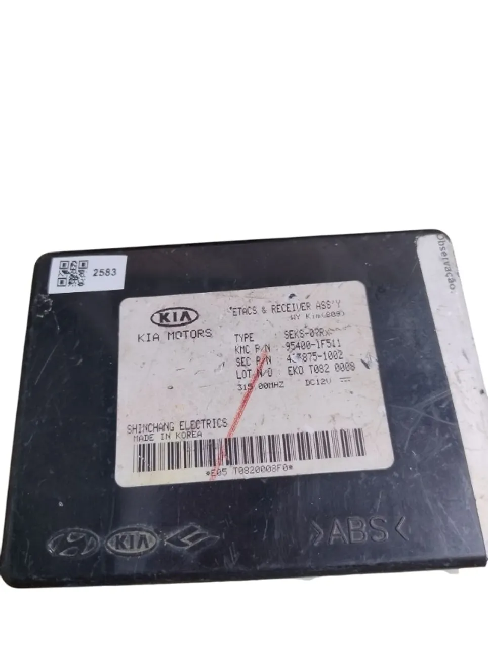 Módulo Conforto Kia Sportage 2007 A 2010