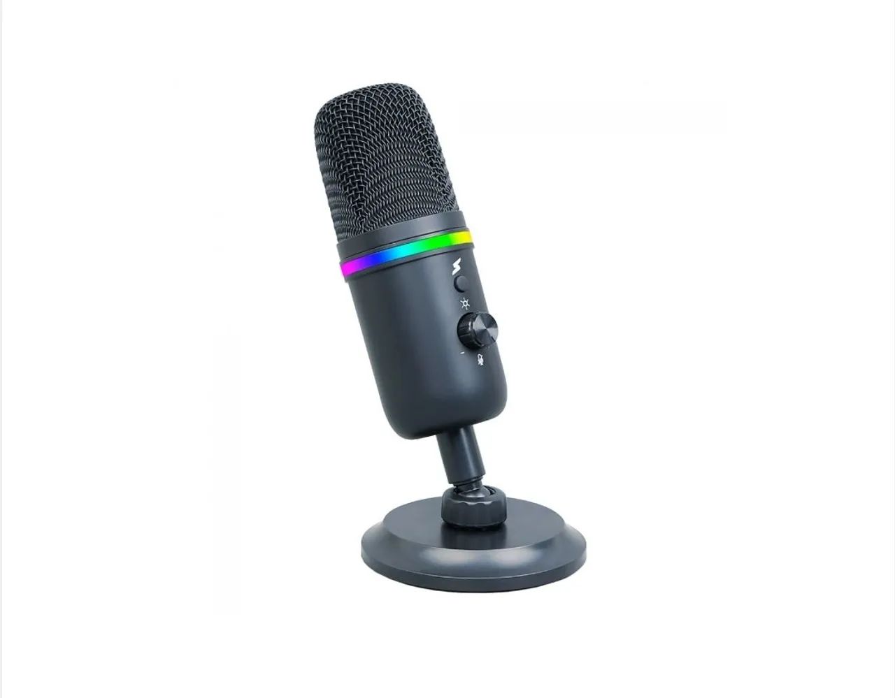 Microfone SuperFrame Voice RGB - USB - Alta Qualidade de Som - Foto 3