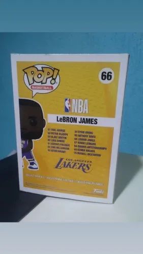 Funko Pop! Nba! Los Angeles Lakers Lebron James 66 Vaulted - Foto 4