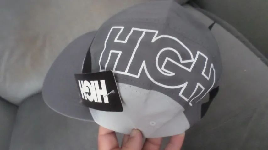 Bone Five Panel High Poliester 