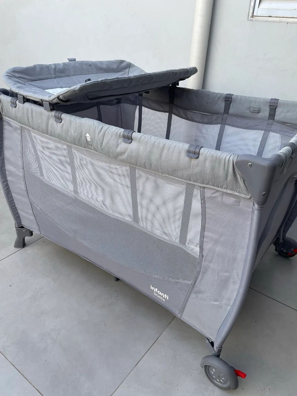 Berço Desmontável Portaril Marca Infanti Stelle - Foto 3