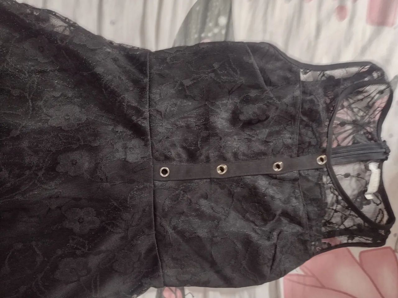Vestido de renda preto P de festa  - Foto 2