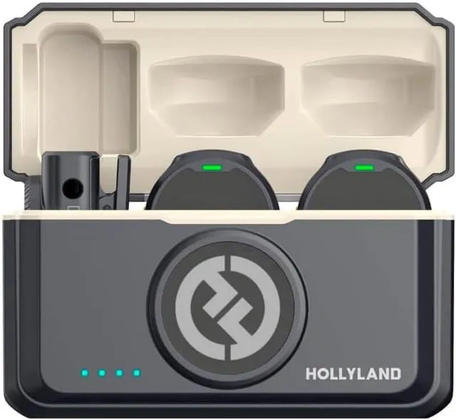 Sistema Microfone Lapela Hollyland Lark M2 Combo Preto Microfone Sem Fio Android/Ios  - Foto 2