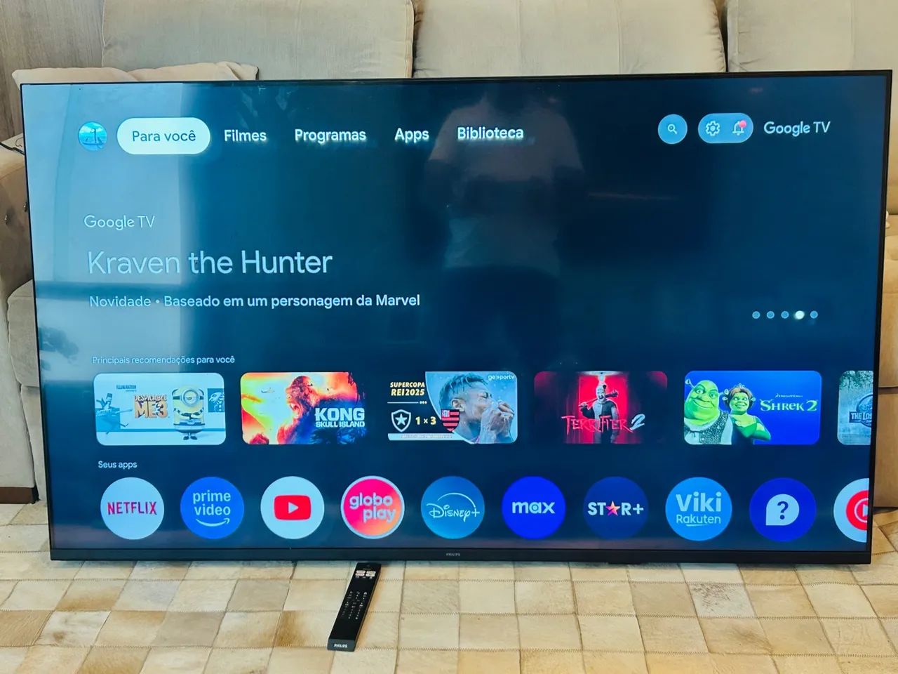 TV LED 65 polegadas Philips  - Foto 3