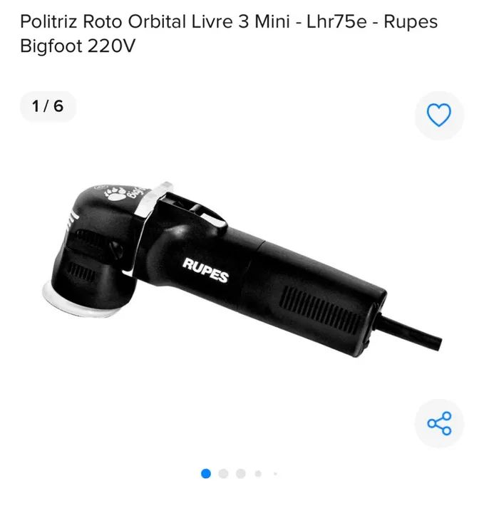 Politriz rupes 3 polegadas