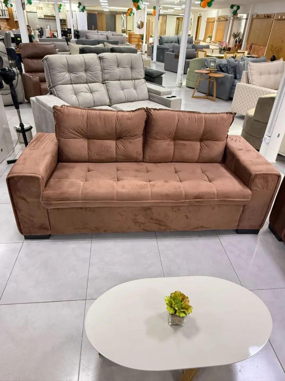 JOGO DE SOFA ESTOFADO CAPRI - Foto 3