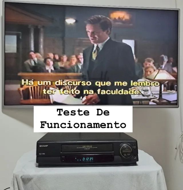 Video Cassete SHARP 4 Cabeças VC-1494 - 100% Funcionando - Foto 2
