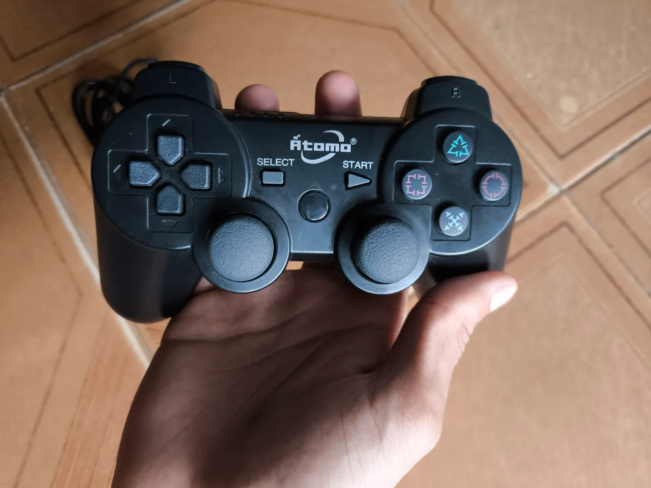 Controle USB - Estilo PS3 + Adaptador Otg