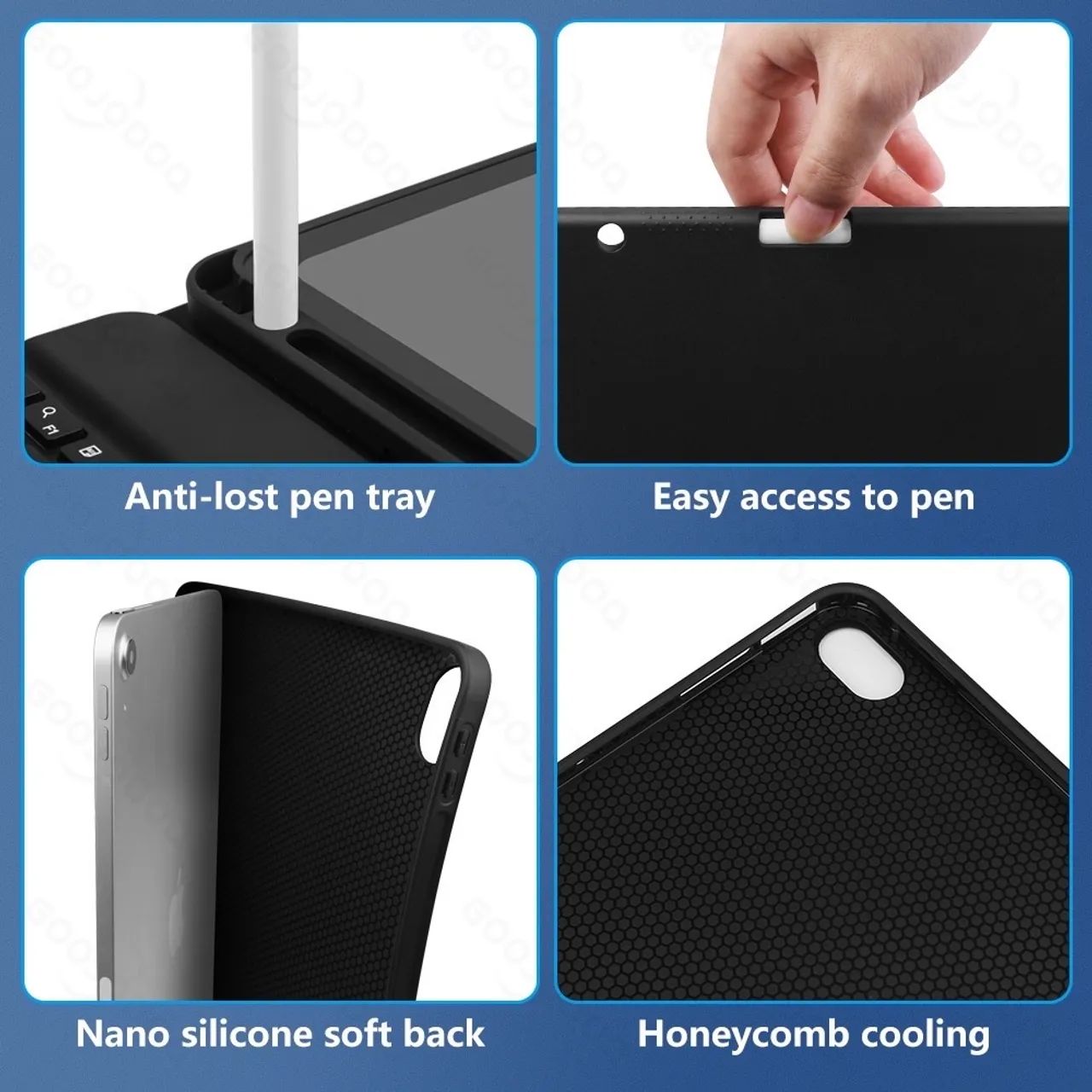 Case + Teclado + Mouse Para iPad 10,2 - Foto 4