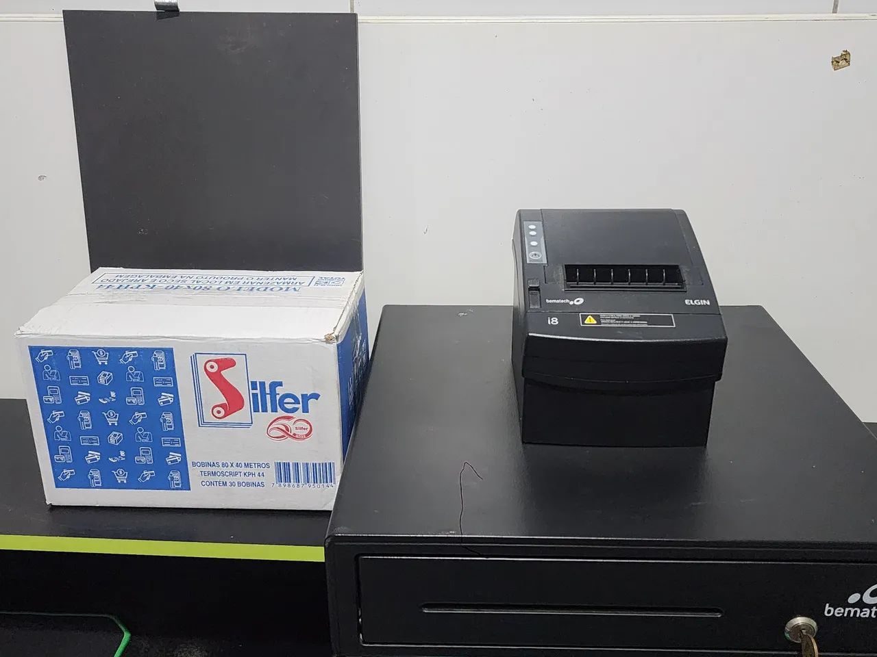 Impresora térmica i9(bematech) + gaveta dinheiro (bematech) + caixa bobina térmica 30x40 - Foto 6