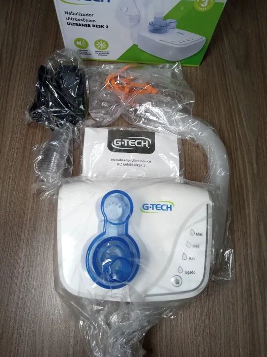 Nebulizador ultrassônico G-Tech ultraneb desk 2 Novo lacrado com todos os acessórios. - Foto 5