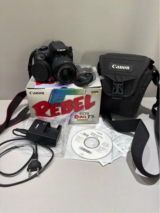 Câmera Canon EOS REBEL T5 - Foto 5