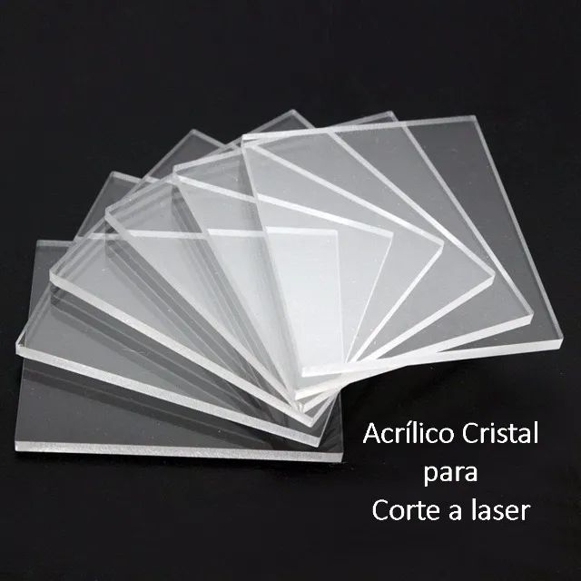 Chapa Acrílico 1,00 x 2,00 mts Transparente