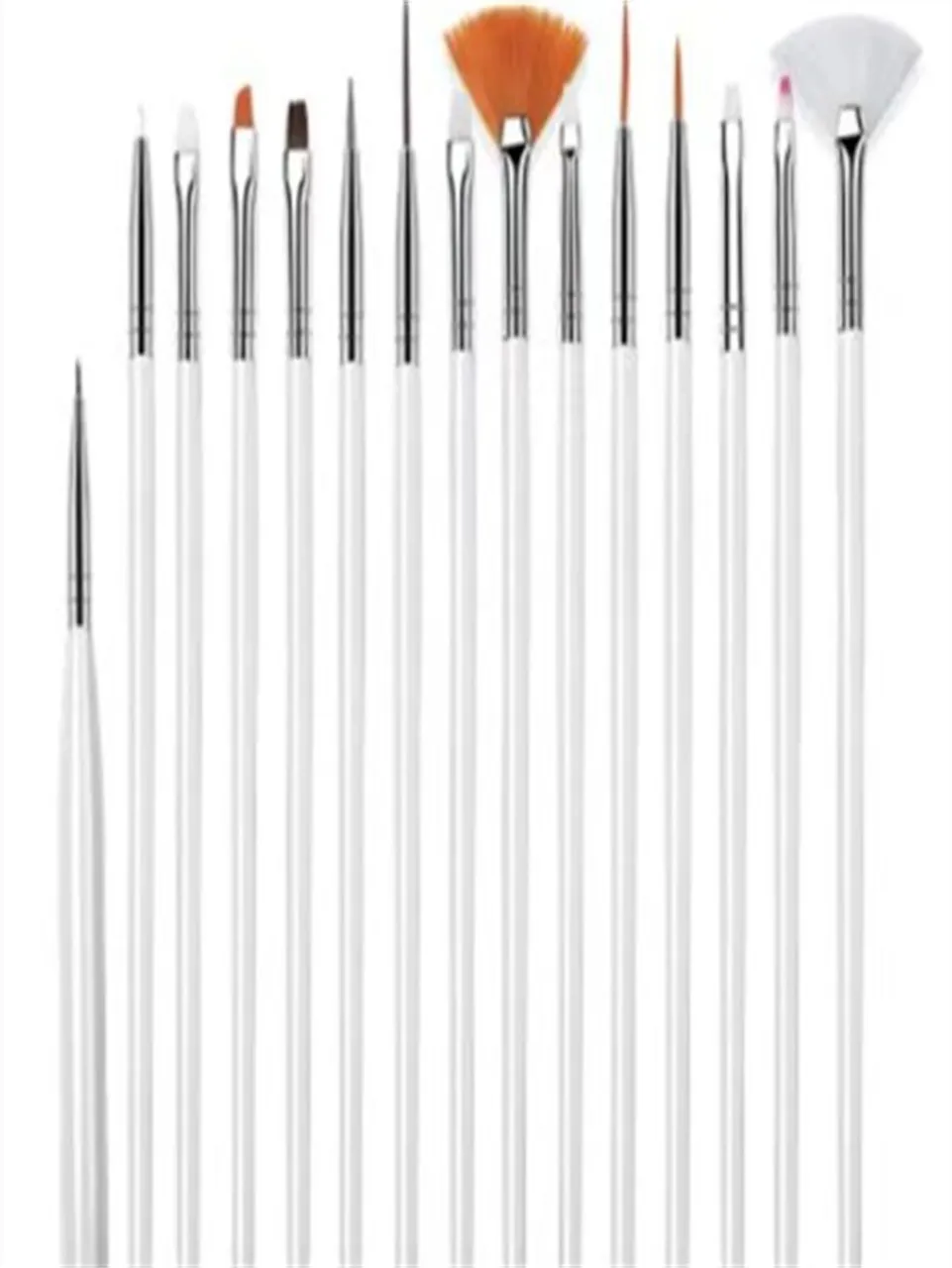 Kit de Pincéis para Unhas - Decoração Profissional