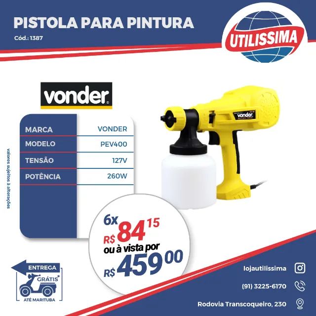 P de tinta 260w - Vonder 