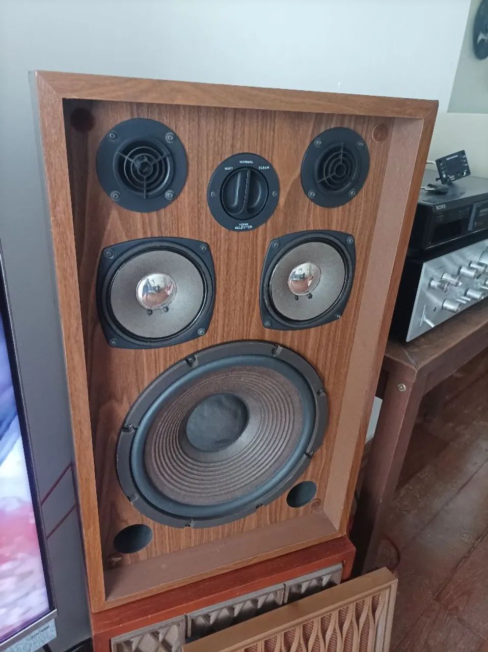 Caixas de Som Kenwood Vintage KL-555D - Foto 4