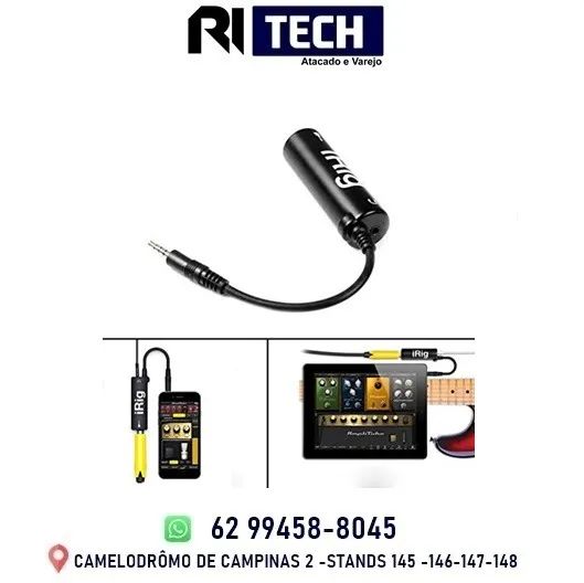 Amplificador Com Efeitos Sonoro Irig Para iPhone, iPod E iPad