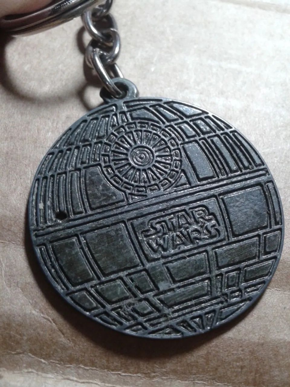 antigo chaveiro star wars estrela da morte star trek - Foto 2