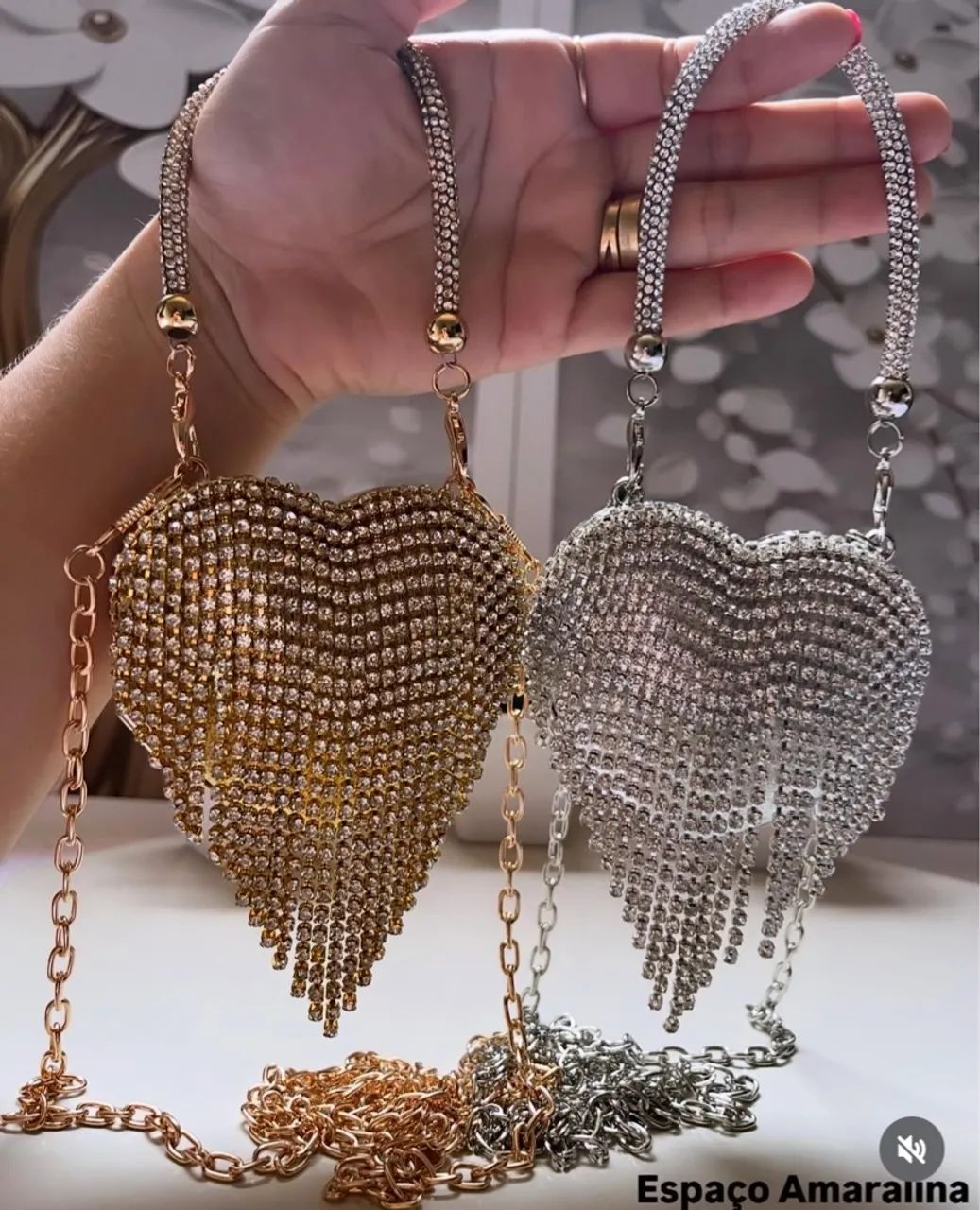 Mini Bag de coração