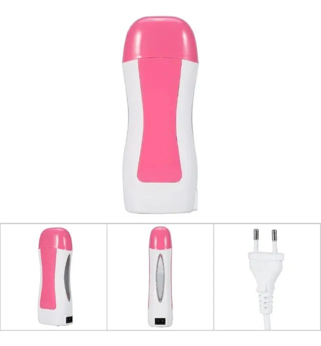 aquecedor de cera roll-on cartucho depilação ybs81025 - rosa - Foto 2