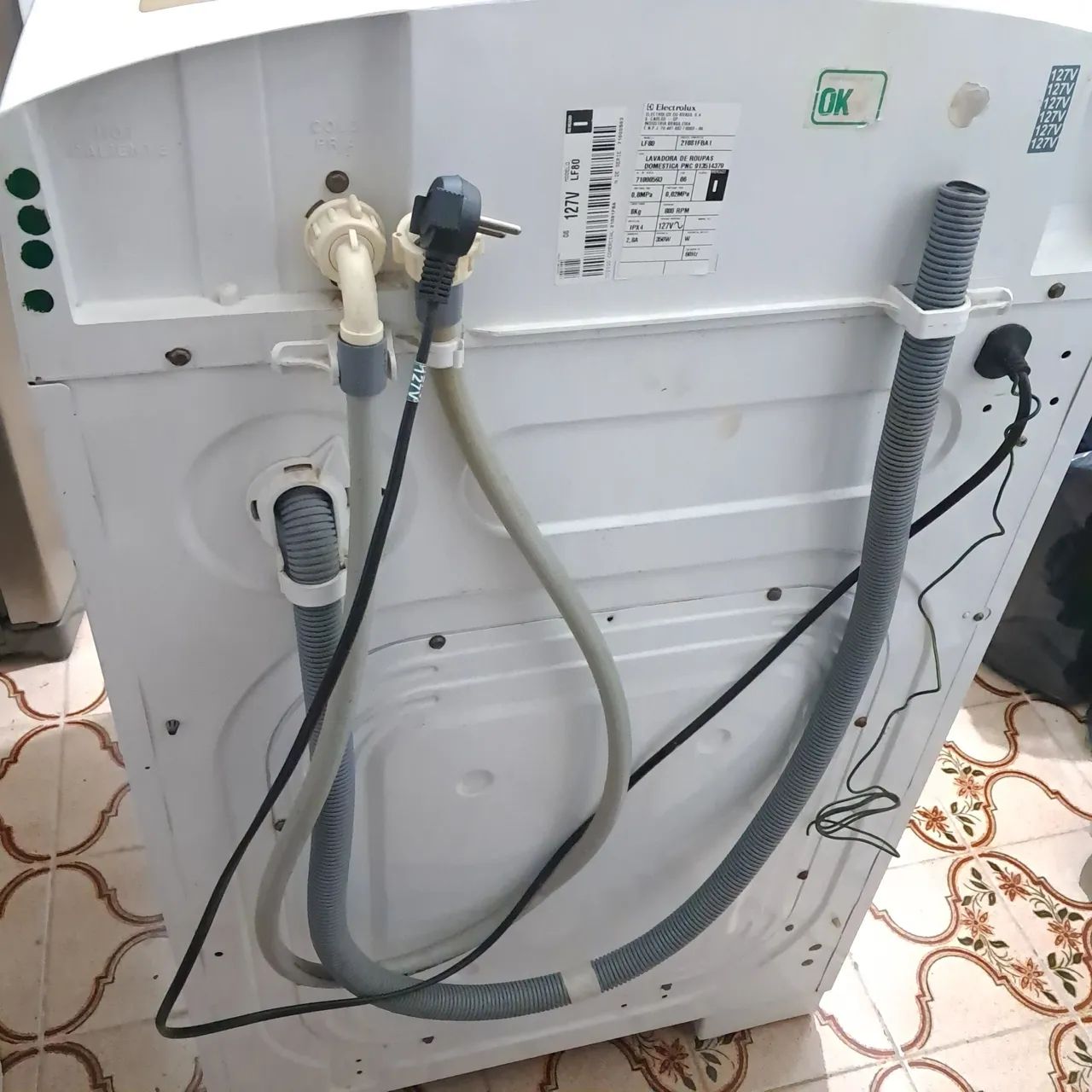 Electrolux Washing Machine 8.0 kg – Agitator Mechanism to Be Repaired64739862830467124