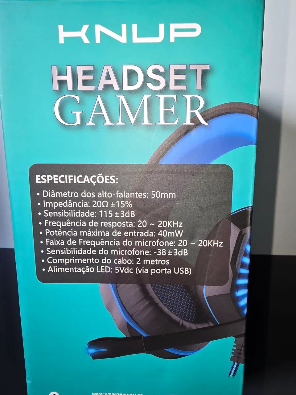 2 Headset sendo este Knup Gamer e este headset JBL Quantum 300 - Foto 4