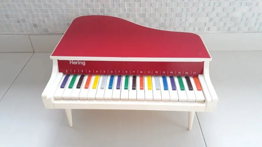 Brinquedo Piano HERING  PLC-18 Vintage/Raridade anos 70/80 - Foto 3