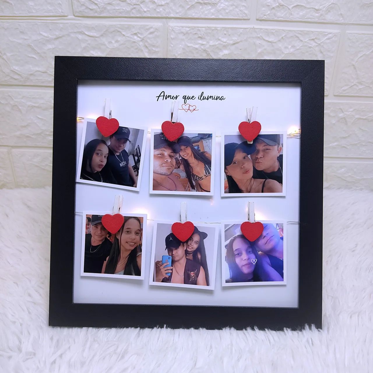 Quadro De Casal Com Luz LED  - Foto 2