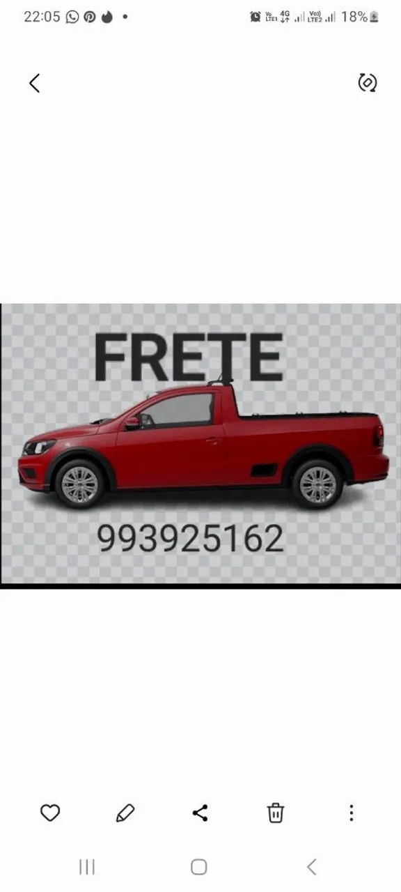 Faço frete