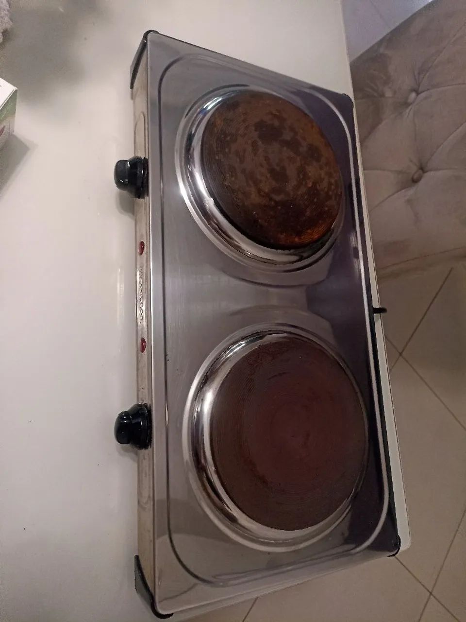 FOGÃO ELÉTRICO INOX
